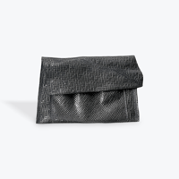 Image 1 of woven embossed envelope cluch