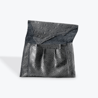 Image 2 of woven embossed envelope cluch