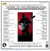 Image 2 of Reverend Elvis And The Undead Syncopators – Gospel Of The Underground (LP)
