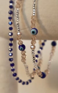 Image 3 of *NEW* Evil Eye Anklet Stack 