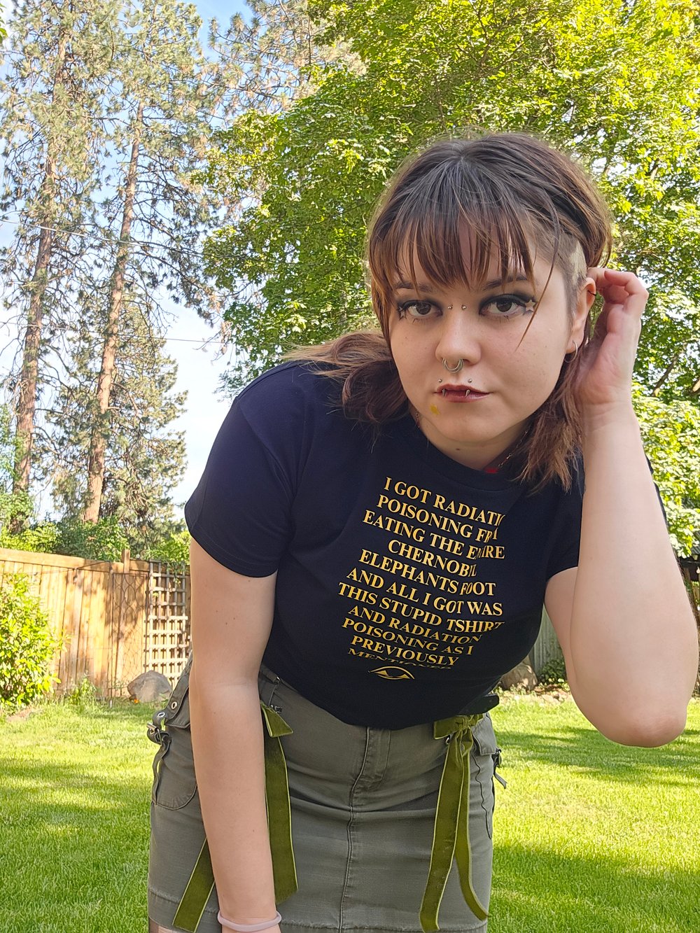 RADIATION POISONING STUPID CROP TOP