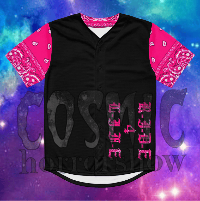 Pink Rydas baseball jersey