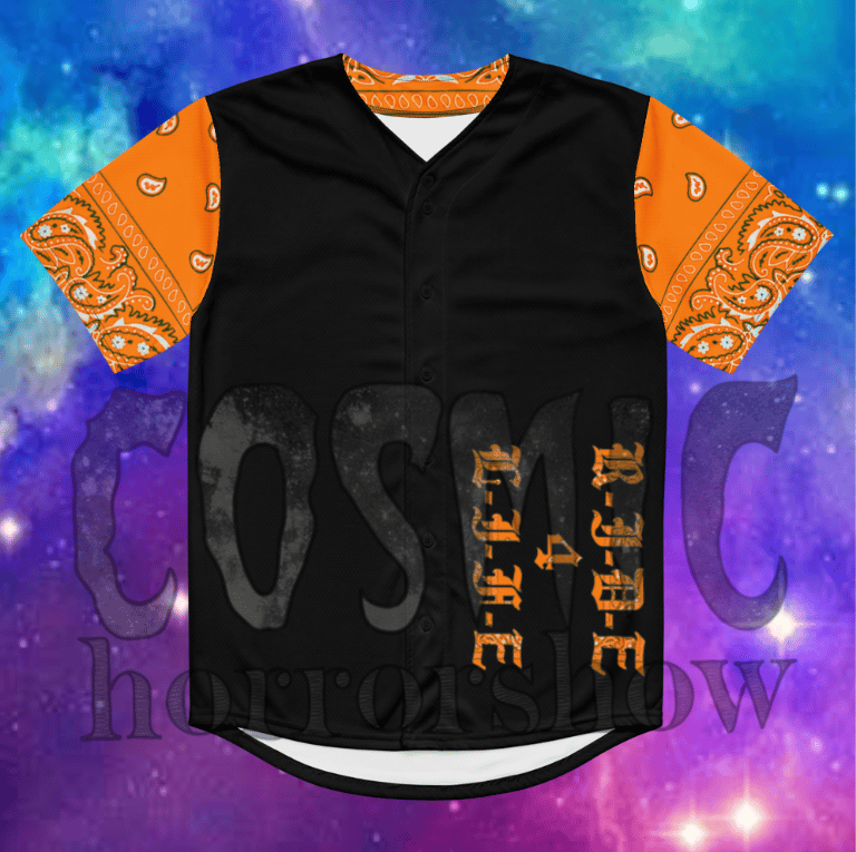 Orange Rydas baseball jersey