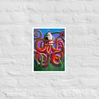 Image 2 of frenzy - 12x16" print