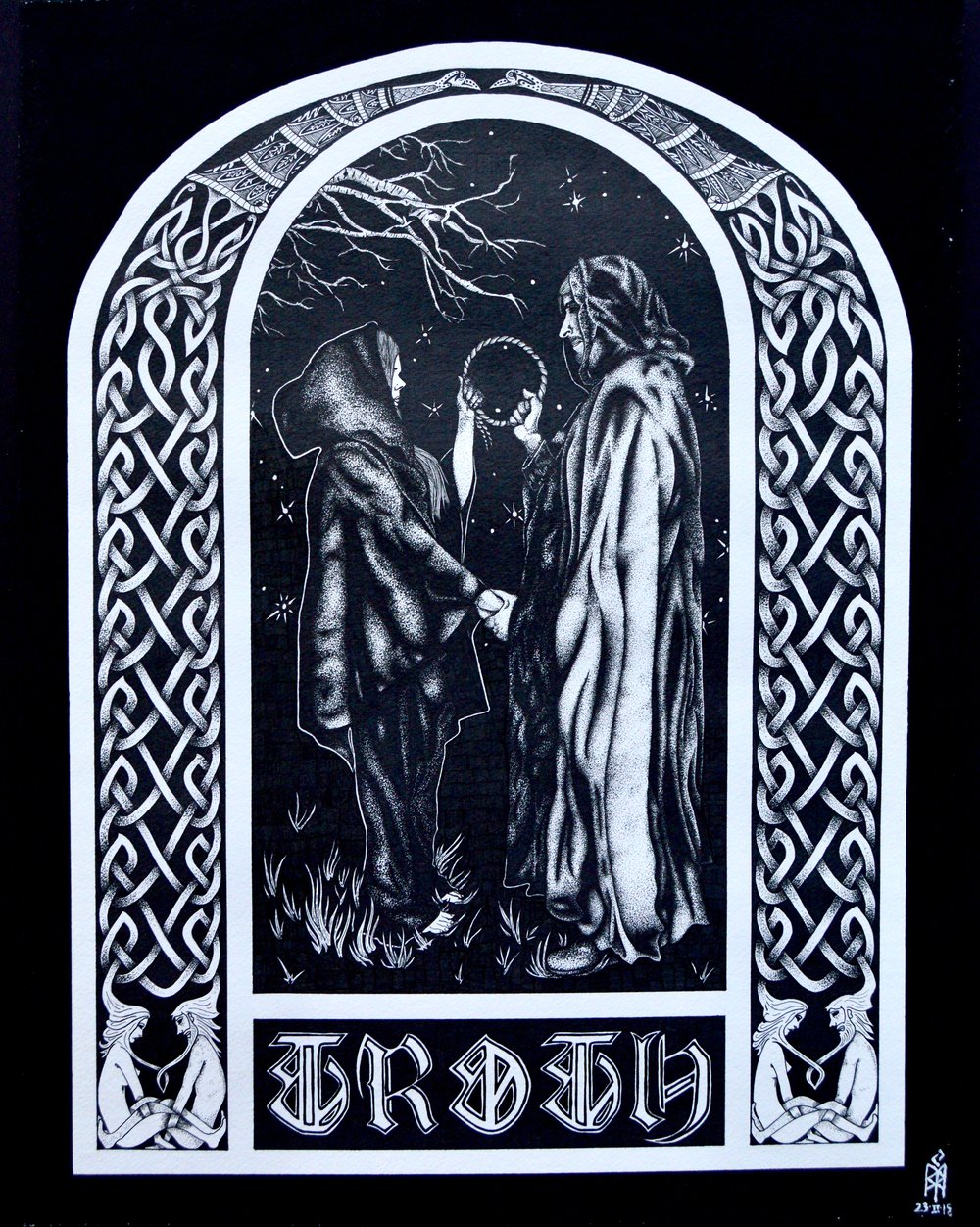 Troth Original Illustration