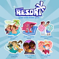 Image 2 of (PRE-ORDER) 🌴REALITY RESORT🌴- Guest Artist Sticker Pack