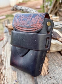 Image 2 of Original Tom Fugle Peterbilt Small Leather Stash Pouch