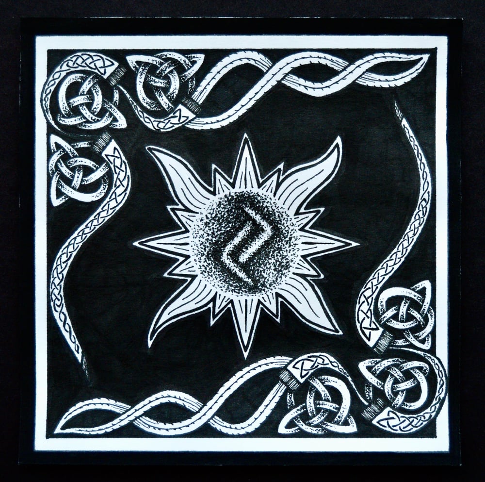 "Sorgen (Sunwheels)" Our Season Draws Near Art Book Illustration
