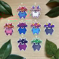 Image 3 of Mush Pride Vinyl Stickers
