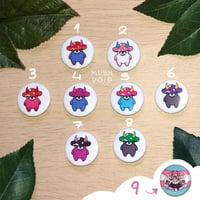 Image 1 of Mush Pride Pin Badges