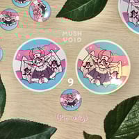 Image 3 of Mush Pride Pin Badges