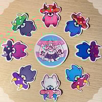 Image 1 of Mush Pride Vinyl Stickers