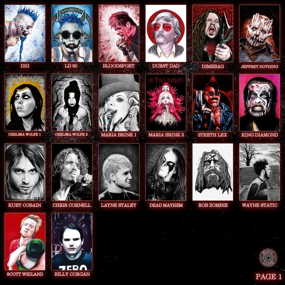 Image of Metal / Rock ART PRINTS & ORIGINALS