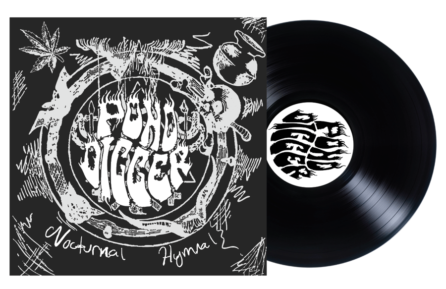 Image of PondDigger - "Nocturnal Hymnal"  PREORDER & T-Shirt Bundle