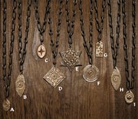 Image 2 of Hand-Sculpted Bronze Pendants  