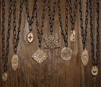 Image 1 of Hand-Sculpted Bronze Pendants  