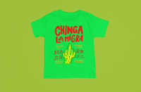 Image 5 of Chinga La Migra Cactus Middle Finger Unisex Short Sleeve T-Shirt
