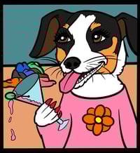 Image 1 of Funny Cartoon Pet Portrait 