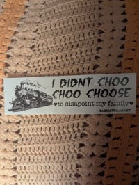 Image 2 of Train bumper sticker