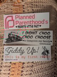 Image 2 of Giddy up bumper sticker 