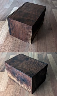Image 4 of 2-drawer Jewelry Box - Figured Walnut