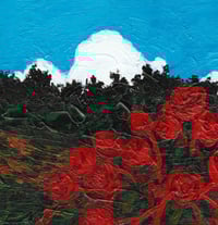 Image 3 of 'One Fine Day' - Palette Knife Landscape, Acrylic on Canvas Panel, 8x8 Framed