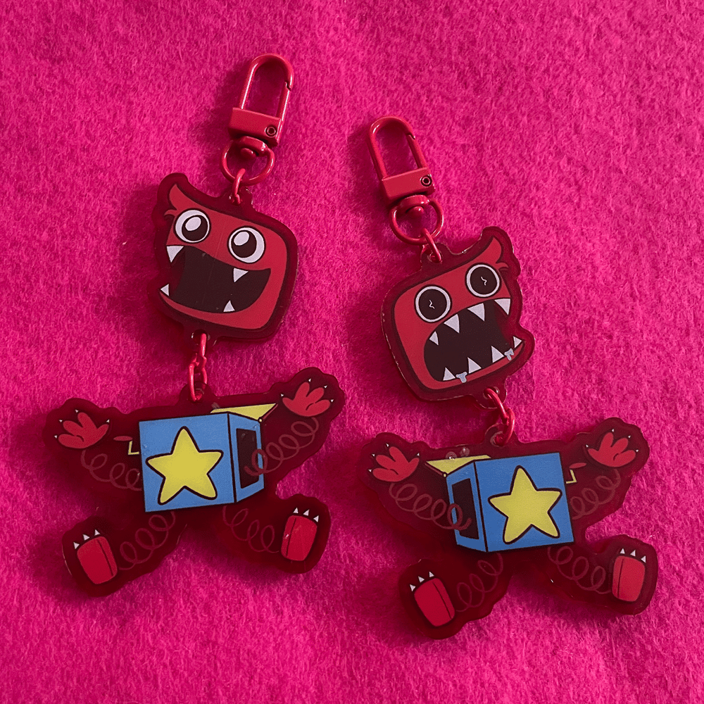 Image of Boxy Boo Double-sided Charm