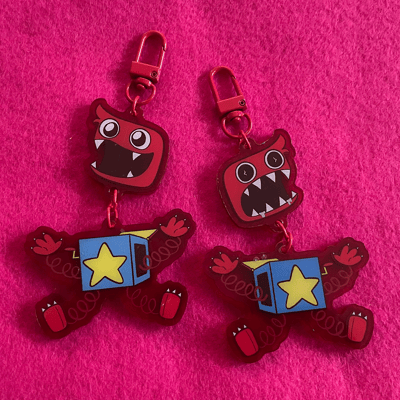 Image of Boxy Boo Double-sided Charm