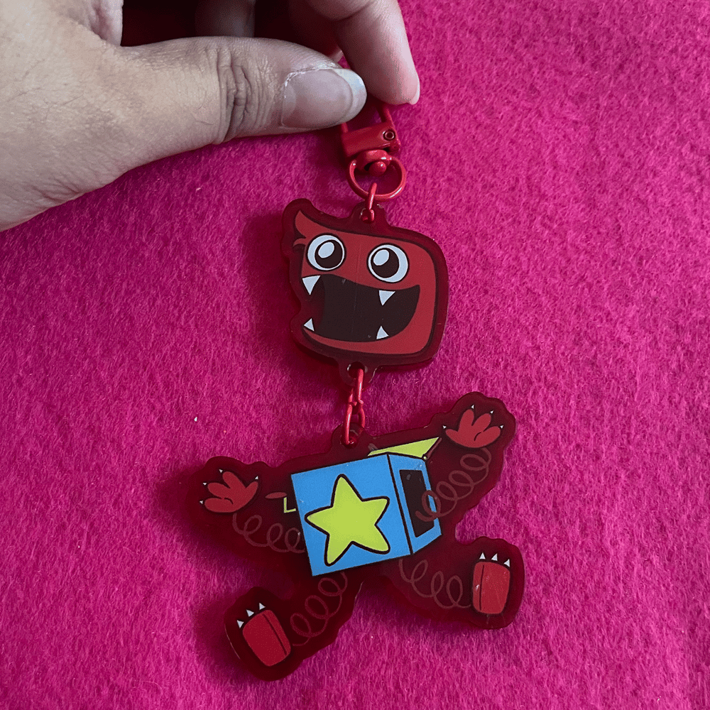 Image of Boxy Boo Double-sided Charm