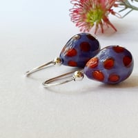 Image 4 of Purple with Orange Drops