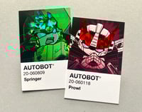 IDW Prowl & Springer Hot Stamping Card