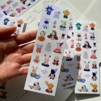 Image 5 of NEW: Critter Sticker Sheet or Set