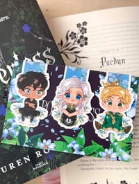 Marcapáginas Literarios Chibis, Powerless.