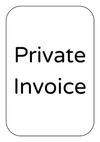 Private Invoice -  6308 Richards Dent
