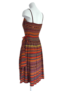 Image 9 of 1970s Lanvin hand woven fabric dress