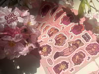 Image 2 of Girl Crazy! Sapphic Sticker Sheet
