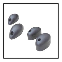 Image 1 of Rubber mouse shape Bump Stops Buffers Fenders (Small oval) Door Stop 1 pair