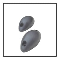 Image 3 of Rubber mouse shape Bump Stops Buffers Fenders (Small oval) Door Stop 1 pair