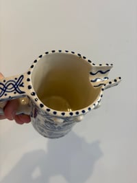 Image 4 of Ceramic blue tile bobble jug 