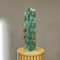 Image 1 of Climbers On Glass Pedestal 52cm