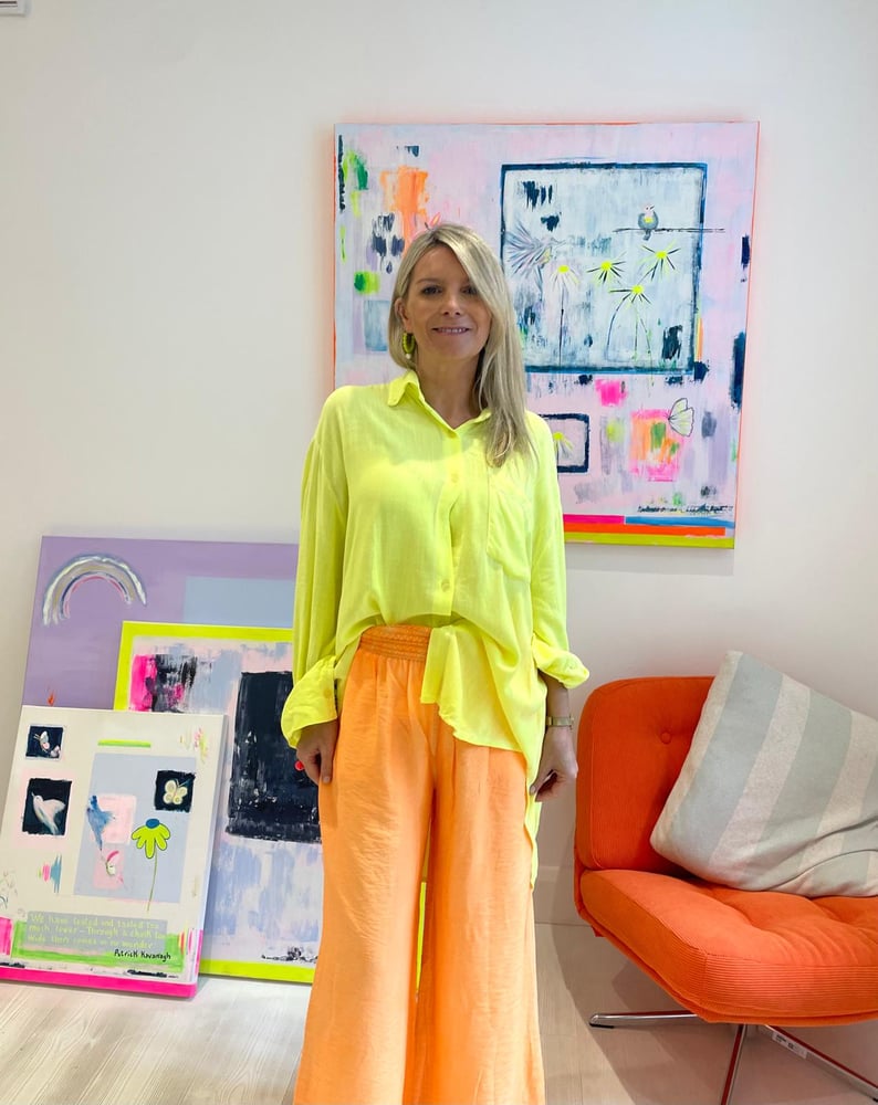 Image of Neon orange trousers
