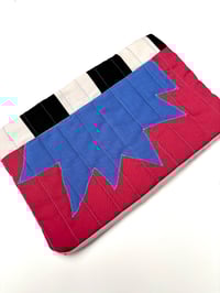 Image 1 of Spark Pouch large- raspberry and blue