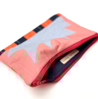 Image 3 of Spark pouch large- Salmon and place blue