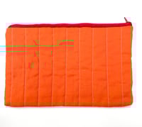 Image 4 of Spark pouch large- Salmon and place blue