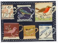 Image 1 of Six Birds ... Calling card original artwork