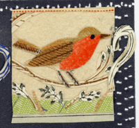 Image 2 of Six Birds ... Calling card original artwork