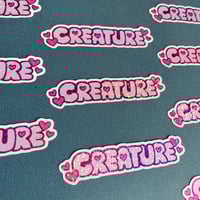 Image 1 of Creature Glitter Sticker