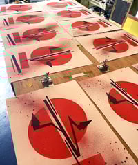 Image 3 of 2 colour Screen Print hand finished - Edition of 10 - A2 Size