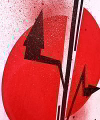 Image 2 of 2 colour Screen Print hand finished - Edition of 10 - A2 Size