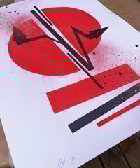 Image 6 of 2 colour Screen Print hand finished - Edition of 10 - A2 Size